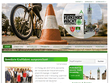 Tablet Screenshot of kreisverkehrswacht-straubing.de
